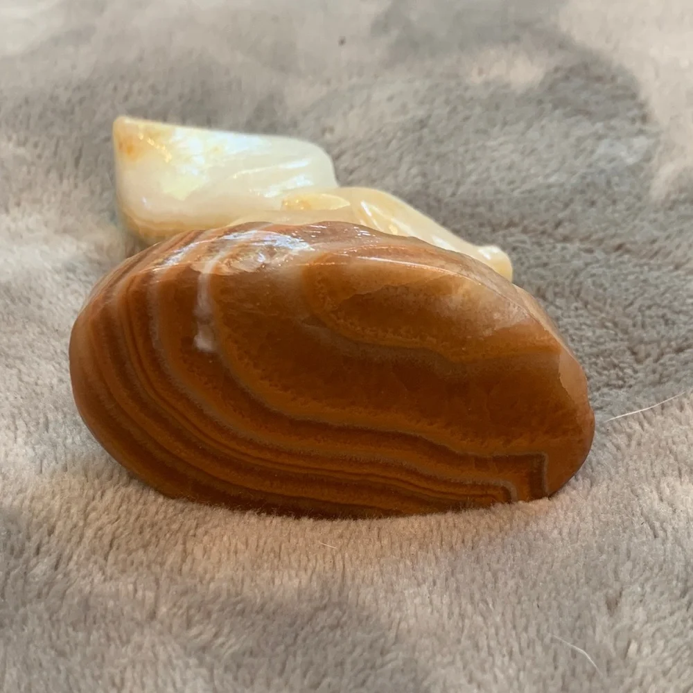 Vintage onyx/alabaster stone Donkey Pencil Holder for Desk